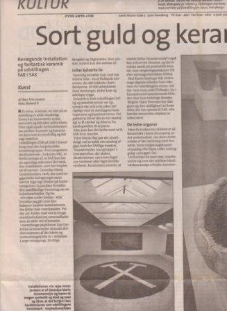 avisudklip FAR-udstilling SAK, 2000